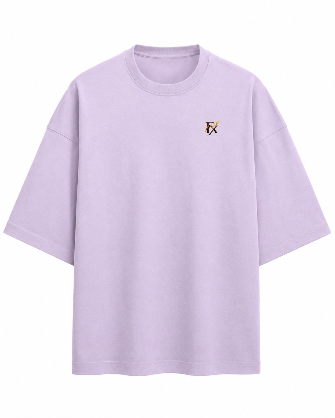 Filliaxmius Built on Days I Almost Quit Oversized T-Shirt Back Print - Lavender