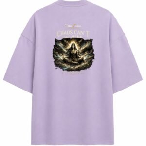 Filliaxmius Chaos Can't Sit Here Oversized T-Shirt - Lavender