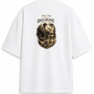 Filliaxmius Discipline Looks Good Oversized T-Shirt - White
