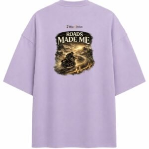 Filliaxmius Roads Made Me Oversized T-Shirt - Lavender