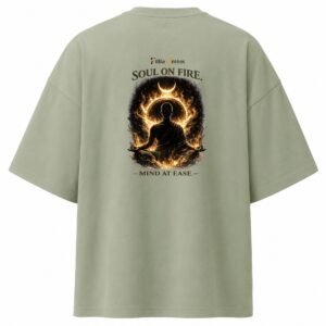 D040_Sage_Green_Back_ChatGPT_Image_Aug_16__2026__10_14_48_AM__10_-3 Filliaxmius Soul on Fire. Mind at Ease. Oversized T-Shirt - Sage Green