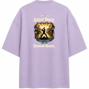 Filliaxmius Gully Built. Stadium Ready. Oversized T-Shirt - Lavender
