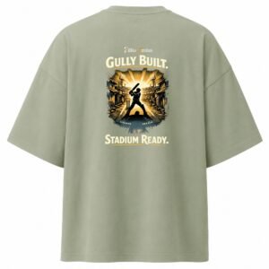 D046_Sage_Green_Back_ChatGPT_Image_Aug_16__2026__10_14_48_AM__10_-3 Filliaxmius Gully Built. Stadium Ready. Oversized T-Shirt - Sage Green
