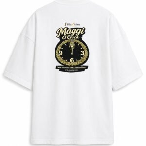 Filliaxmius Maggi O'Clock Oversized T-Shirt - White