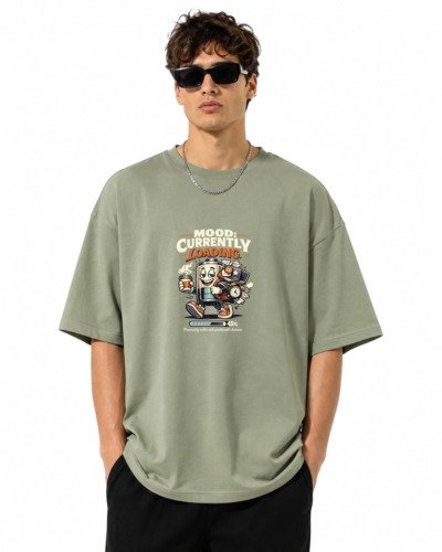 D089_Sage_Green_Front_ChatGPT_Image_Aug_1__2026__09_40_05_AM__7_-4 Filliaxmius Mood: Currently Loading Front Print Oversized T-Shirt - Sage Green