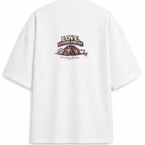 D091_White_Back_ChatGPT_Image_Aug_16__2026__10_14_48_AM__4_-2 Filliaxmius Love. Leashed Forever. Oversized T-Shirt - White