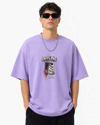 D092_Lavender_Front_ChatGPT_Image_Aug_1__2026__09_40_04_AM__5_-4 Filliaxmius Offline Is a Luxury Front Print Oversized T-Shirt - Lavender